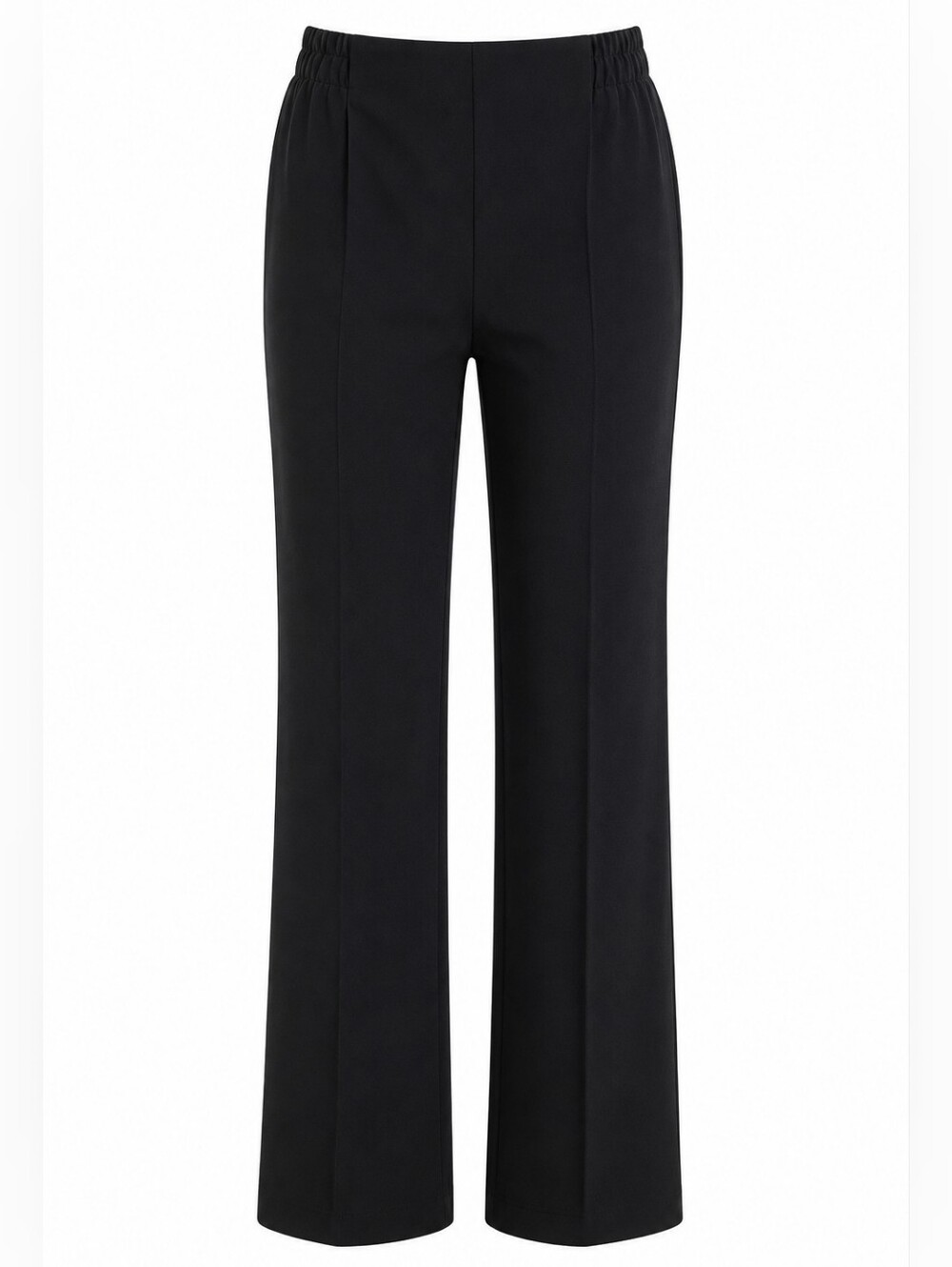 CHICO'S TRAVELERS | Black Wrinkle Resistant Pull On Travel Pants USA | M 8 10